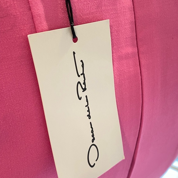 Oscar de la Renta Curved Seam Midi-Dress. Size 4. - Picture 8 of 12